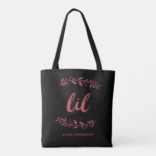 Alpha Omicron Pi Lil Wreath Tote Bag