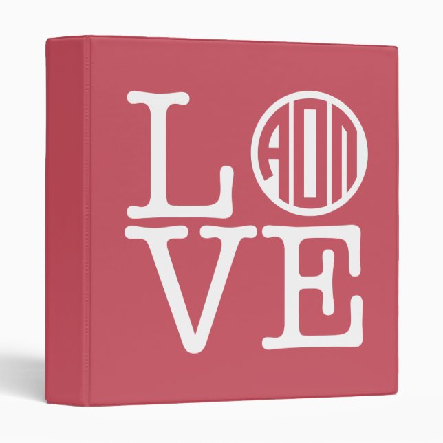 Alpha Omicron Pi Love Binder (Front/Spine)