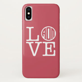 Alpha Omicron Pi Love iPhone X Case