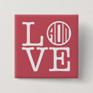 Alpha Omicron Pi Love Pinback Button