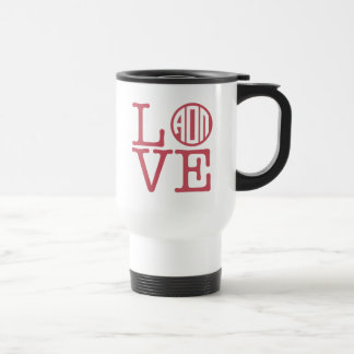 Alpha Omicron Pi Love Travel Mug