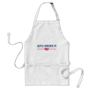 Alpha Omicron Pi USA Adult Apron
