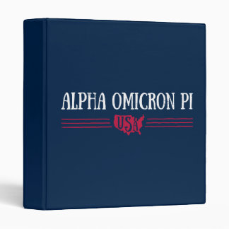 Alpha Omicron Pi USA Binder