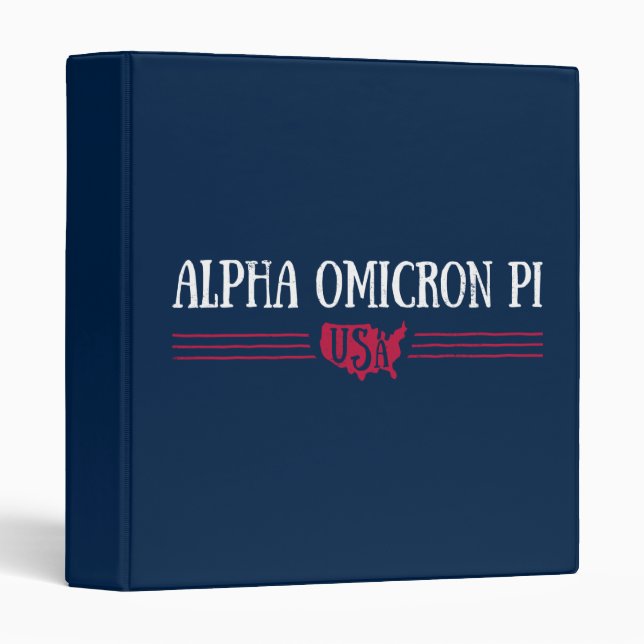 Alpha Omicron Pi USA Binder (Front/Spine)
