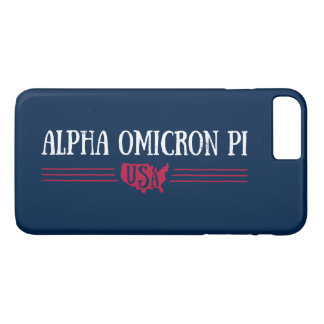 Alpha Omicron Pi USA iPhone 8 Plus/7 Plus Case
