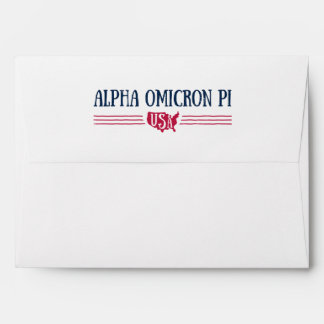Alpha Omicron Pi USA Envelope