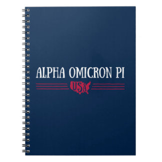 Alpha Omicron Pi USA Notebook