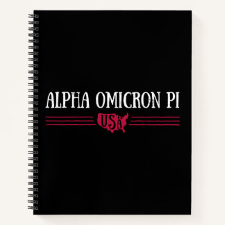 Alpha Omicron Pi USA Notebook