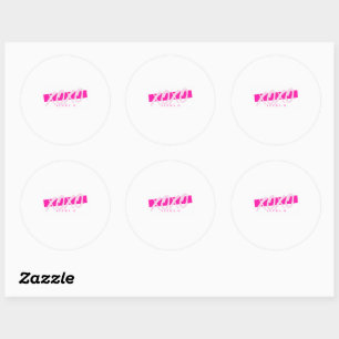 alpha omicron pi x gossip girl sticker