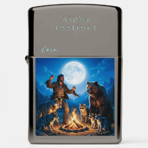Alpha-Personalized (w/ Name or Initial) Zippo Lighter