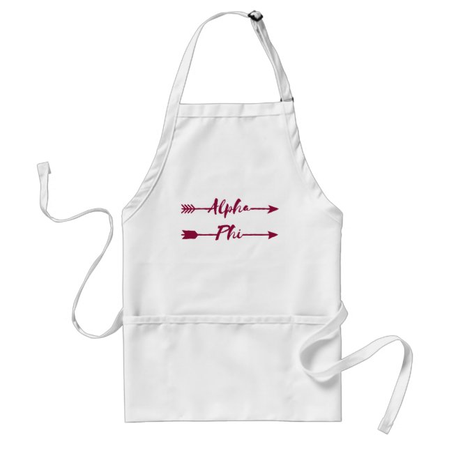 Alpha Phi | Arrows Adult Apron (Front)