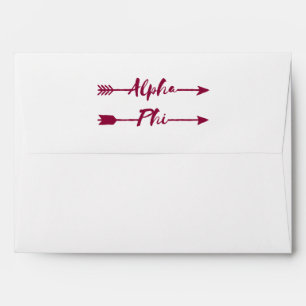 Alpha Phi Arrows Envelope