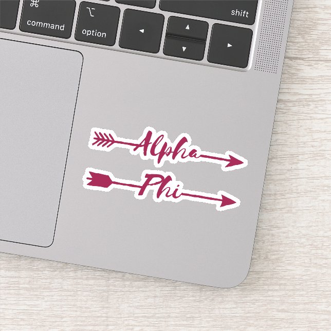 Alpha Phi | Arrows Sticker (Detail)