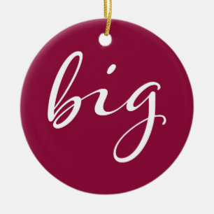 Alpha Phi   Big Script Ceramic Ornament