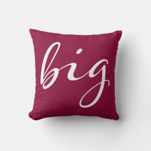 Alpha Phi Big Script Throw Pillow