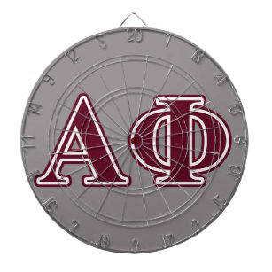 Alpha Phi Bordeaux Letters Dart Board