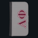 Alpha Phi Bordeaux Letters Wallet Phone Case For Samsung Galaxy S4<br><div class="desc">Check out these official Alpha Phi designs! Personalize your own Greek merchandise on Zazzle.com! Click the Customize button to insert your own name, class year, or club to make a unique product. Try adding text using various fonts & view a preview of your design! Zazzle's easy to customize products have...</div>