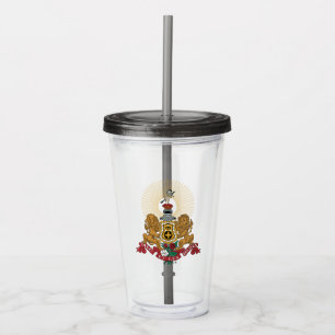 Alpha Phi Crest Acrylic Tumbler