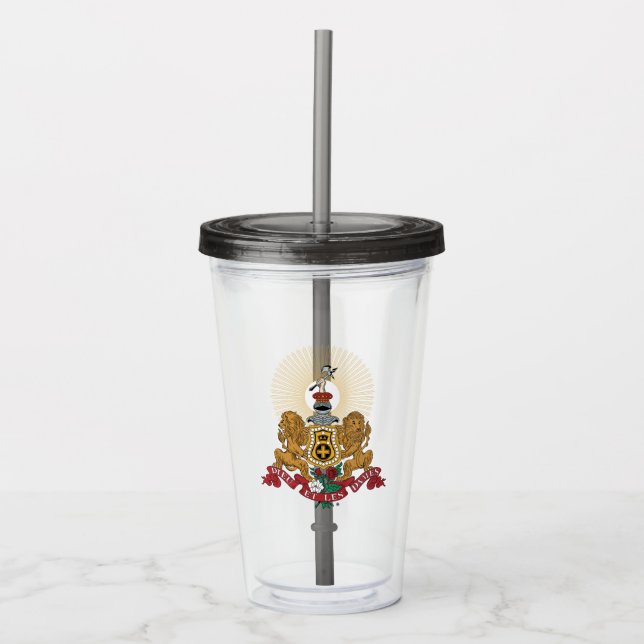 Alpha Phi Crest Acrylic Tumbler (Front)