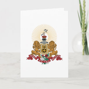 Alpha Phi Crest Card