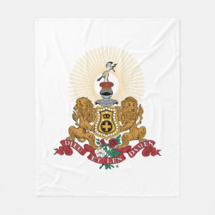 Alpha Phi Crest Fleece Blanket