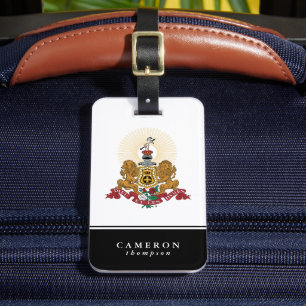 Alpha Phi Crest Luggage Tag