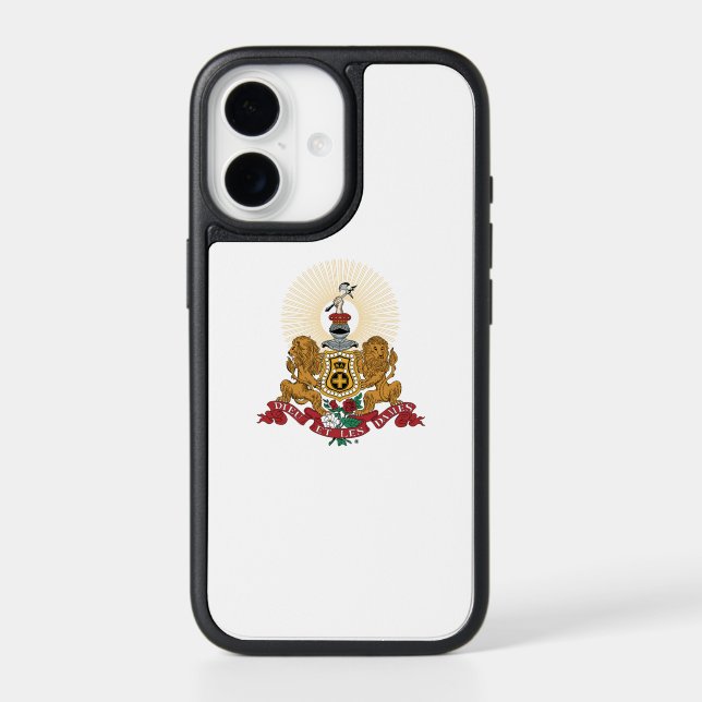 Alpha Phi Crest Otterbox iPhone Case (Back)