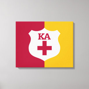 Alpha Phi Flag Canvas Print