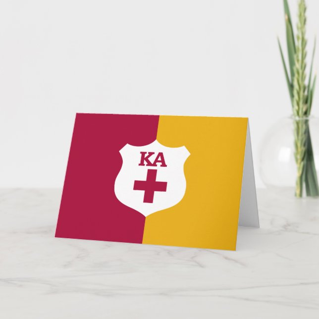 Alpha Phi Flag Card (Front)