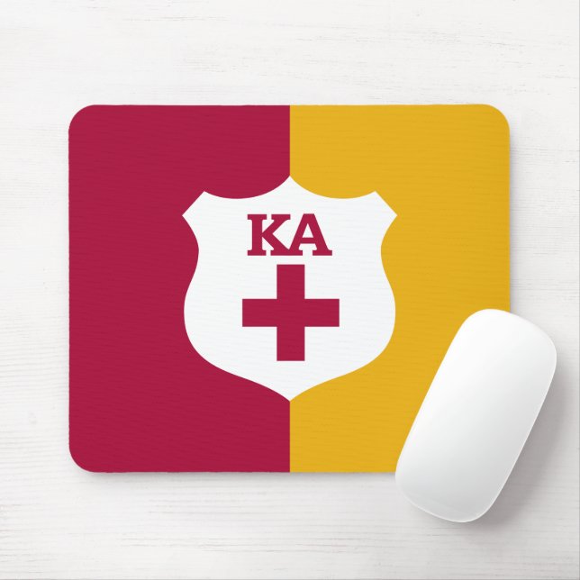 Alpha Phi Flag Mouse Pad (With Mouse)