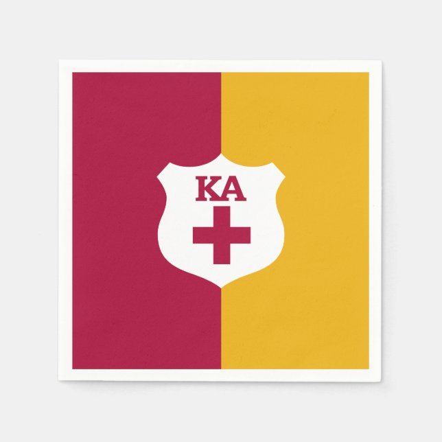 Alpha Phi Flag Napkins (Front)