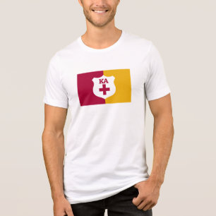 Alpha Phi Flag Tri-Blend Shirt