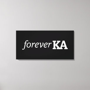 Alpha Phi   Forever KA Canvas Print