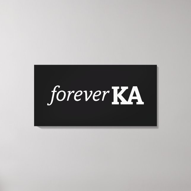 Alpha Phi | Forever KA Canvas Print (Front)