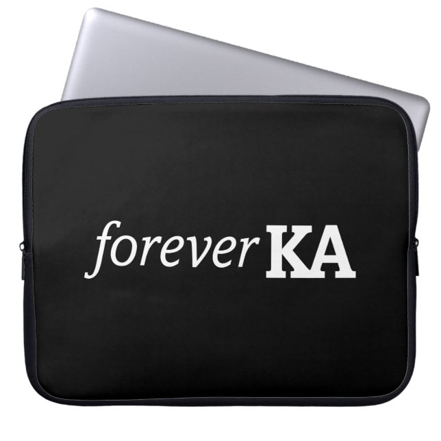 Alpha Phi | Forever KA Laptop Sleeve (Front)