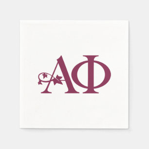 Alpha Phi Ivy Letter Napkins
