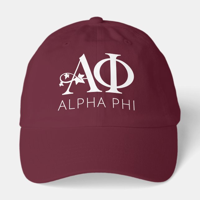 Alpha Phi Ivy Letters Hat (Front)