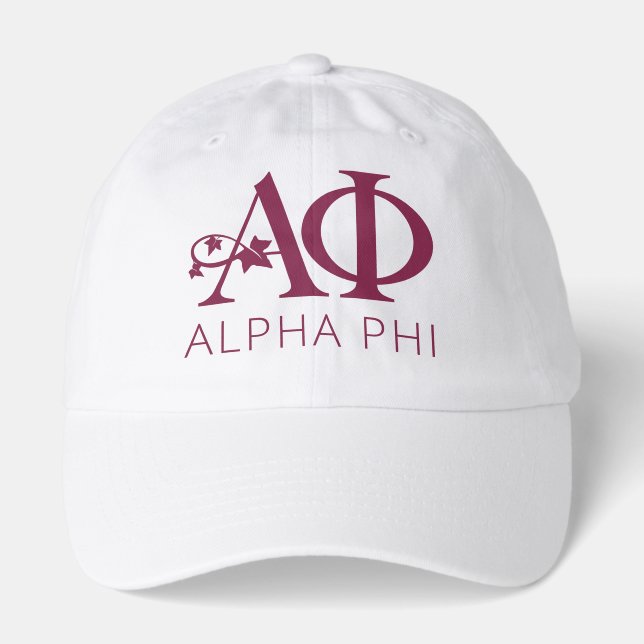 Alpha Phi Ivy Letters Hat (Front)