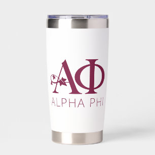 Alpha Phi Ivy Letters Insulated Tumbler