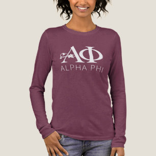 Alpha Phi Ivy Letters Tri-Blend Shirt