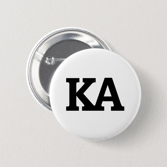Alpha Phi Letters Button (Front & Back)