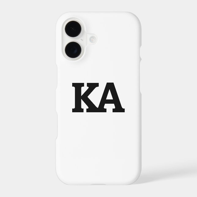 Alpha Phi Letters Case-Mate iPhone Case (Back)