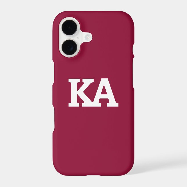 Alpha Phi Letters Case-Mate iPhone Case (Back)