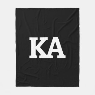 Alpha Phi Letters Fleece Blanket