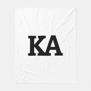 Alpha Phi Letters Fleece Blanket