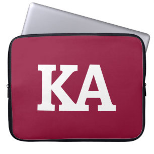 Alpha Phi Letters Laptop Sleeve