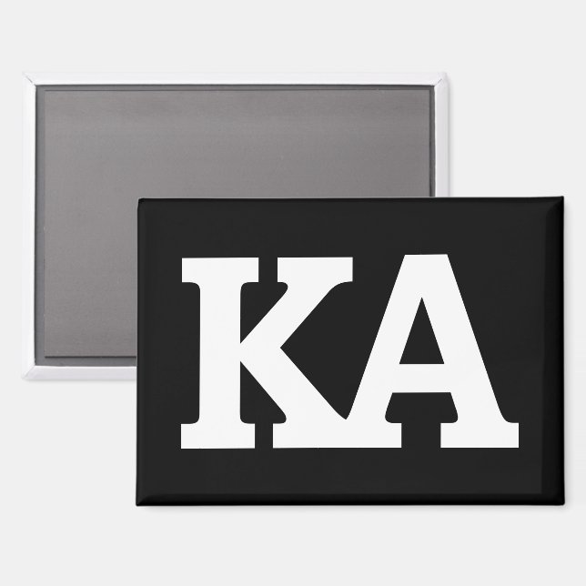 Alpha Phi Letters Magnet (Front/Back)