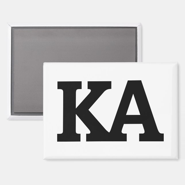 Alpha Phi Letters Magnet (Front/Back)