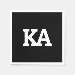 Alpha Phi Letters Napkins