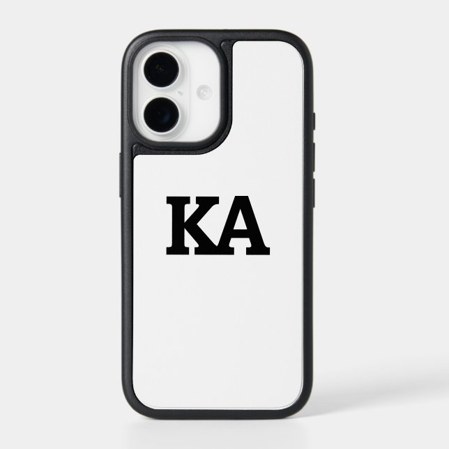 Alpha Phi Letters Otterbox iPhone Case (Back)